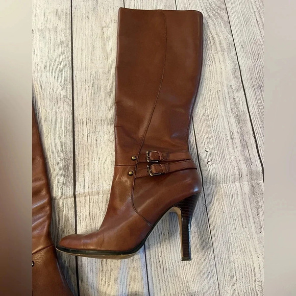 Arturo Chiang Chestnut Heeled Boots - Picture 4 of 11